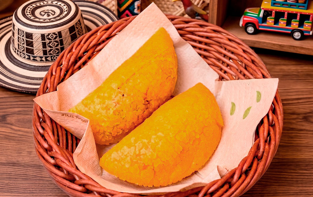 Empanada de carne colombiana