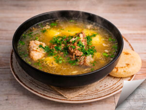 Caldo de costilla la suegra