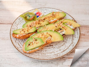 Tostadas con aguacate